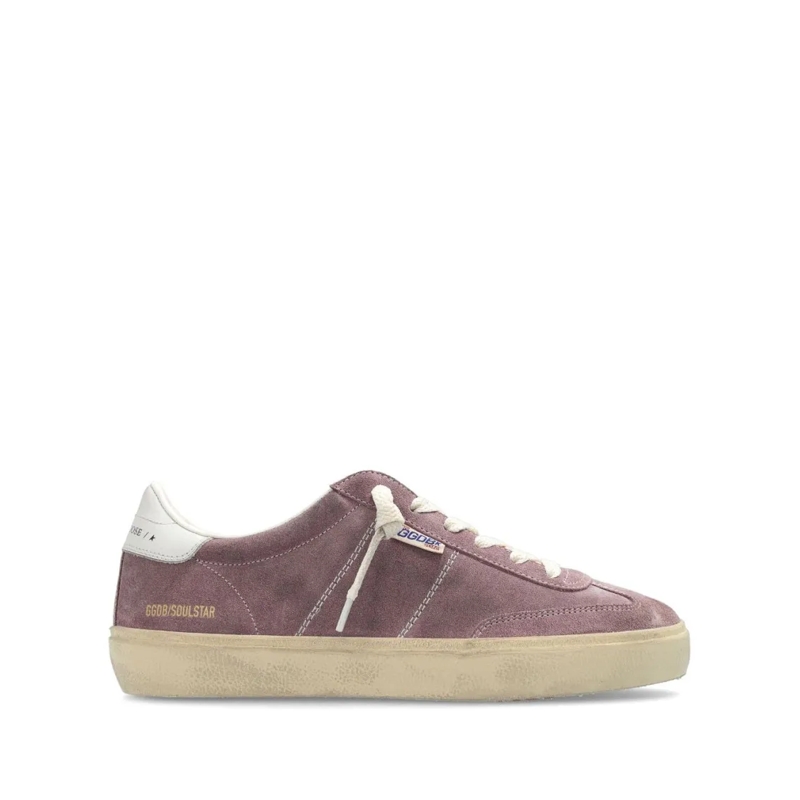Golden Goose Lage-top sneaker Amethyst Purple Suede Panelled Sneakers Neutrals