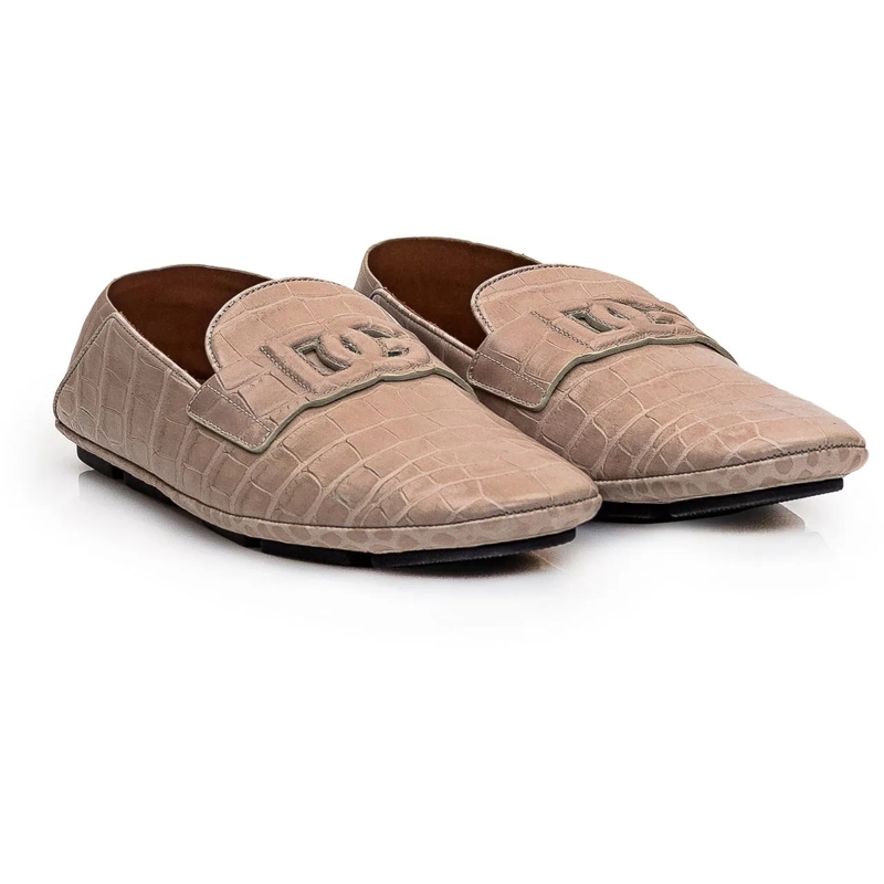 Dolce&Gabbana Loafer Driver in Pelle beige(Image 2)