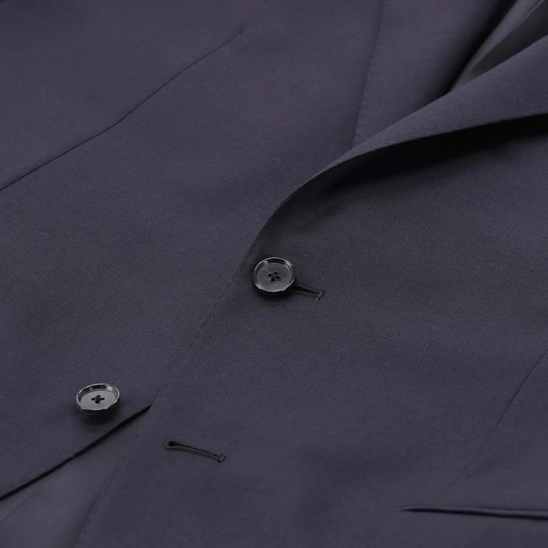 Emanuela Caruso Anzugkombination Zweiteiliger Anzug Norma aus Wolle blau(Image 3)