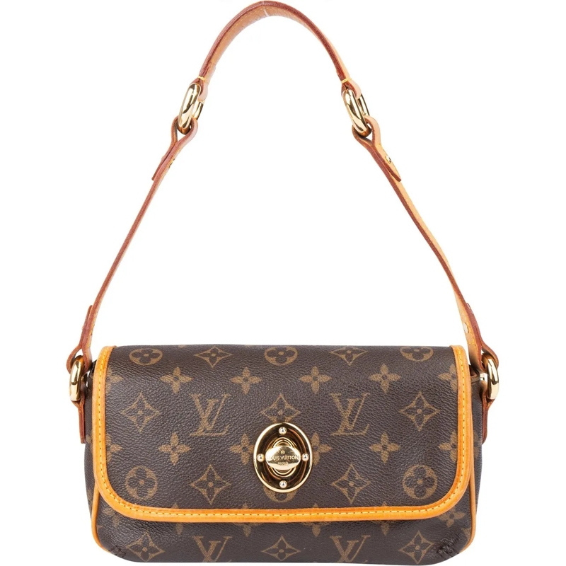Louis Vuitton Schultertasche Louis Vuitton Canvas Monogram Tikal PM Shoulder Ba braun