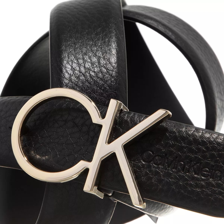 Calvin Klein Relock | Logo Black Ledergürtel Belt