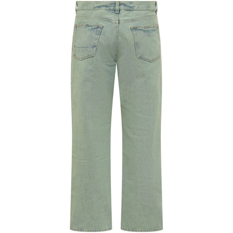 Palm Angels Jeans Boyfriend Jeans OverDye grün(Image 2)