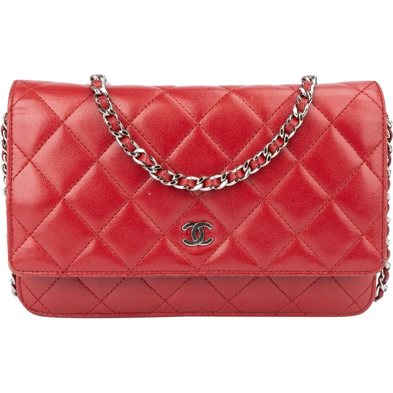 Chanel Tote Chanel Quilted Lambskin Wallet On Chain Crossbody  rot