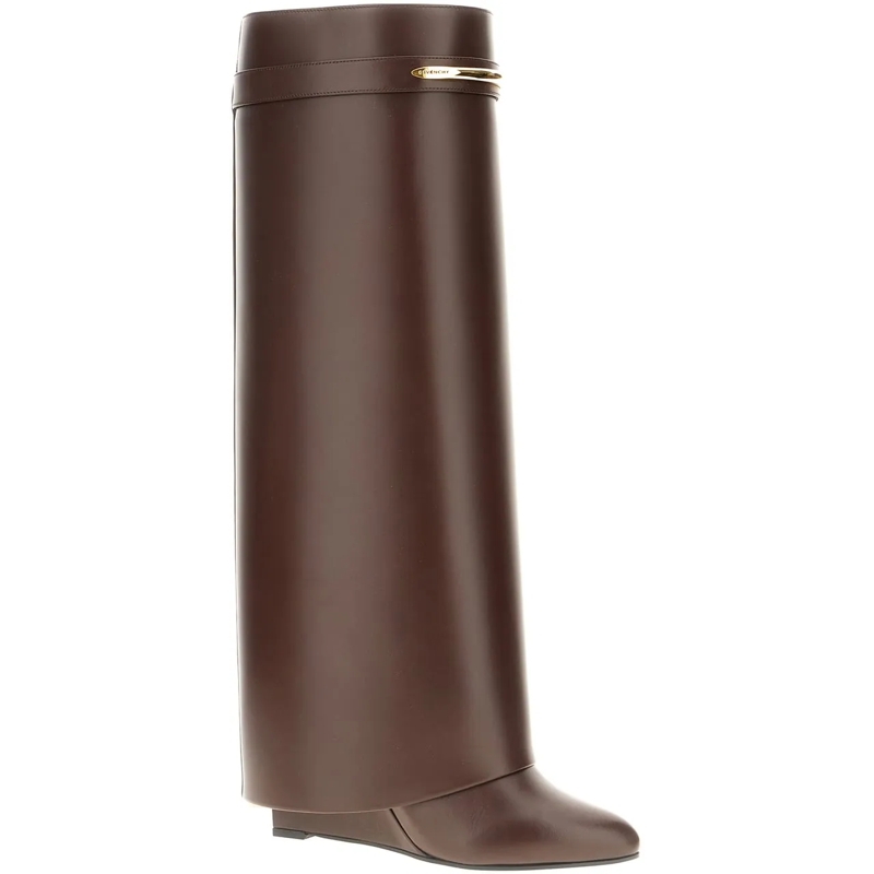 Givenchy Bottes Browne leather Shark boots braun(Image 2)