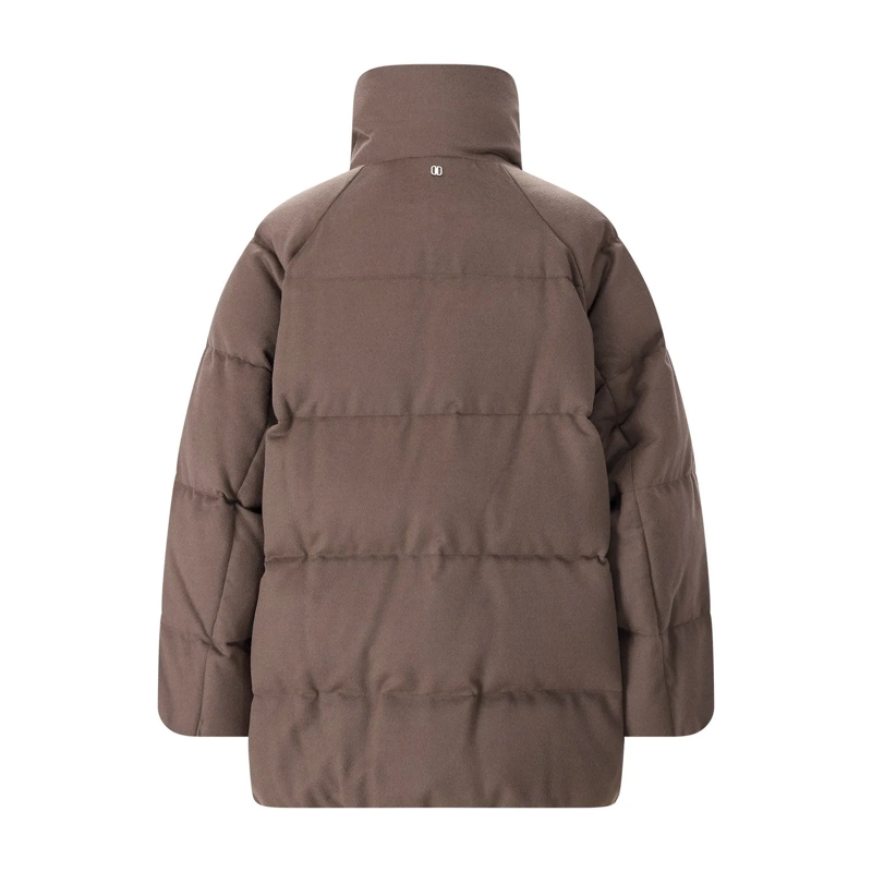 Duno Daunenjacke Jacke Astrid Prato mit Daunen braun(Image 2)