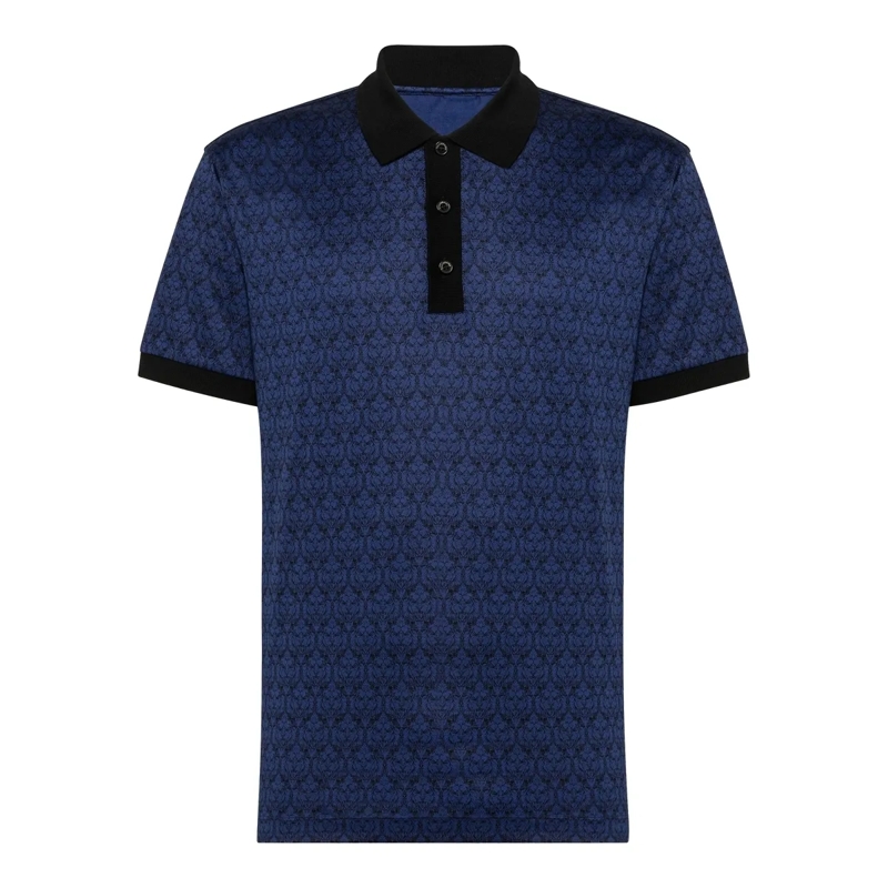 BILLIONAIRE Top Poloshirt Lion dunkel-blau