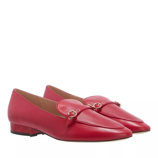 Coach Isabel Leather Loafer Candy Apple Loafer