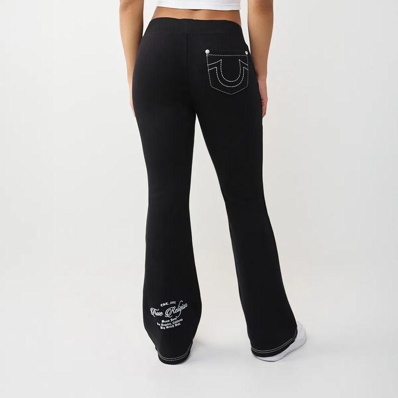 True Religion Jogginghose Flare Sweatpants schwarz(Image 4)