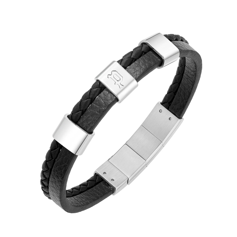 Police Armband Armband Unity- Herrenarmband- Farbe: schwarz-  schwarz