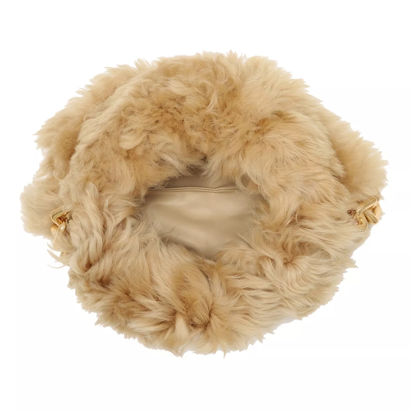 Bottega Veneta Clutch Chain Handle Bag Porridge Gold(Image 5)