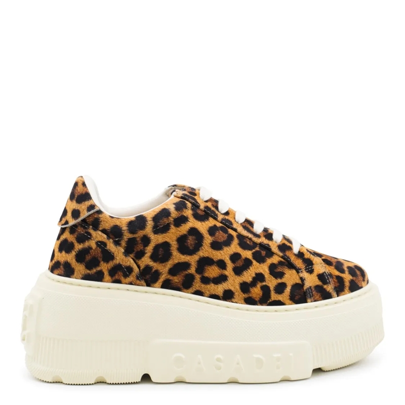 Casadei Lage-top sneaker Leopard Leather Nexus Sneakers Brown