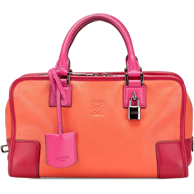 Loewe Fourre-tout Tricolor Goatskin Amazona 28 orange