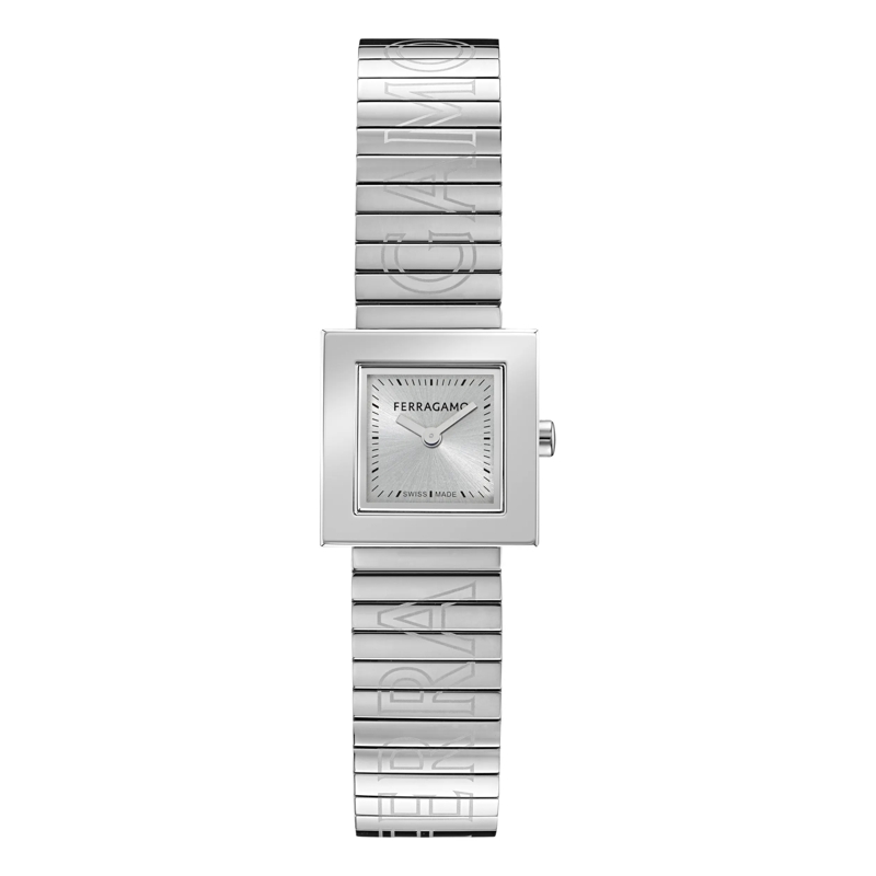 Salvatore Ferragamo Quarzuhr Quarz Analog Uhr Jt- Ferragamo Portrait silber