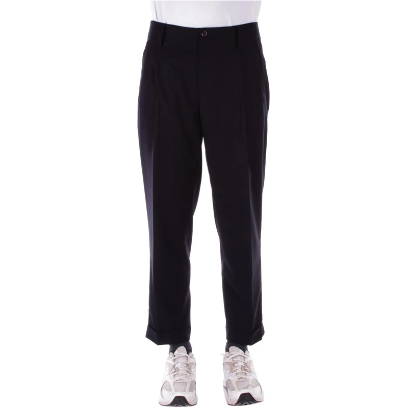 John Richmond Pantalons décontractés Trousers Black schwarz