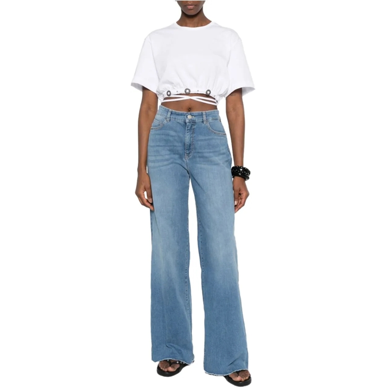 Pinko T-shirt Top Bianco weiß(Image 2)