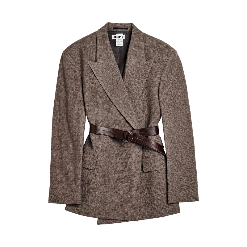 Hope Blazer STRAVA BLAZER WAVY BEIGE TWILL WAVY BEIGE T