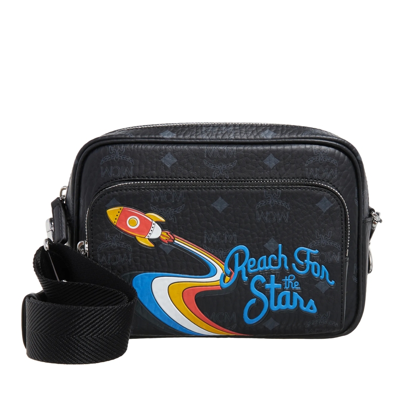 MCM Crossbody Bag Visetos Crossbody Black