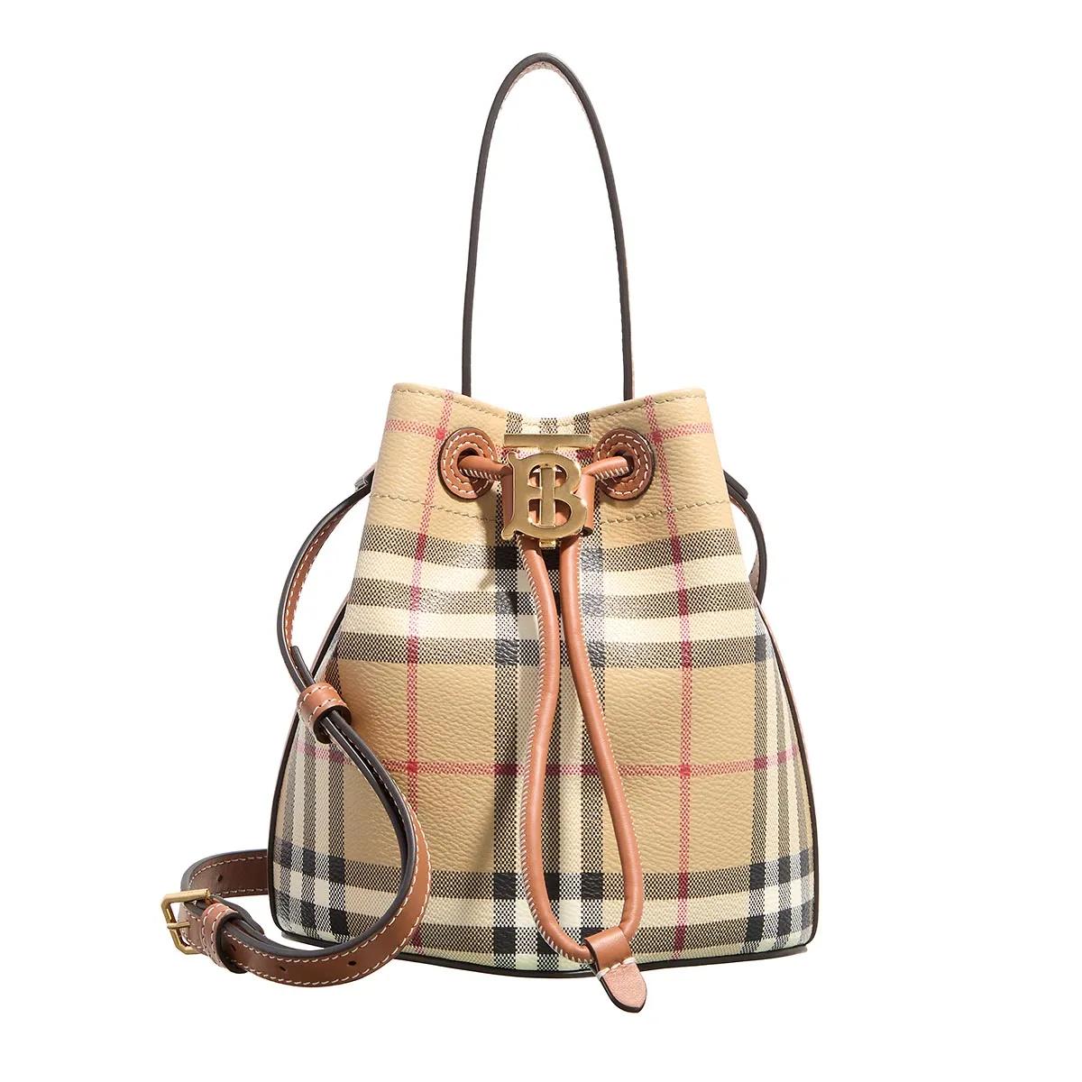 Burberry Beuteltasche - Drawstring Bucket Bag - Gr. unisize - in Braun - für Damen