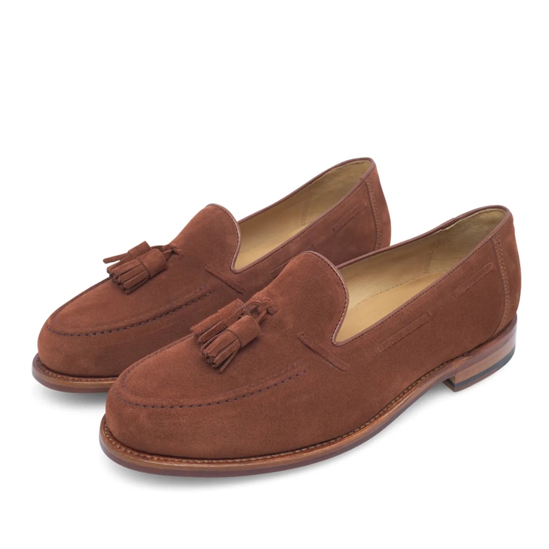 Heinrich Dinkelacker Loafer Loafer Wien Plain Tassel V mittel-braun(Image 2)