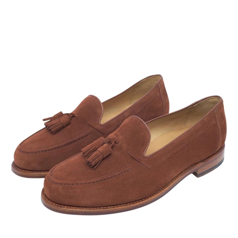 Heinrich Dinkelacker Loafer Loafer Wien Plain Tassel V mittel-braun(Image 2)