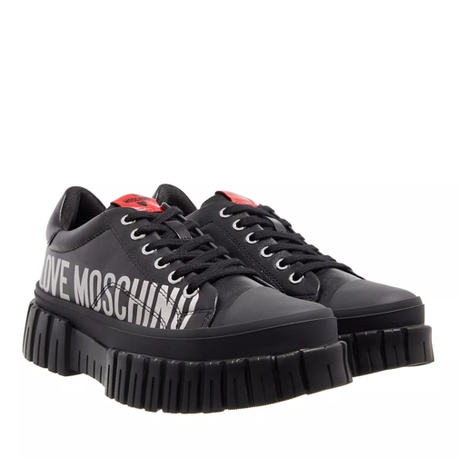 Love Moschino Lovely Love Nero Chaussures à lacets
