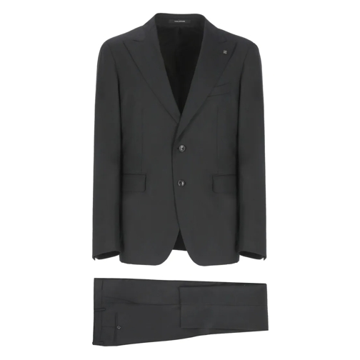 Tagliatore Anzugkombinationen Virgin Wool Two Pieces Suit Black