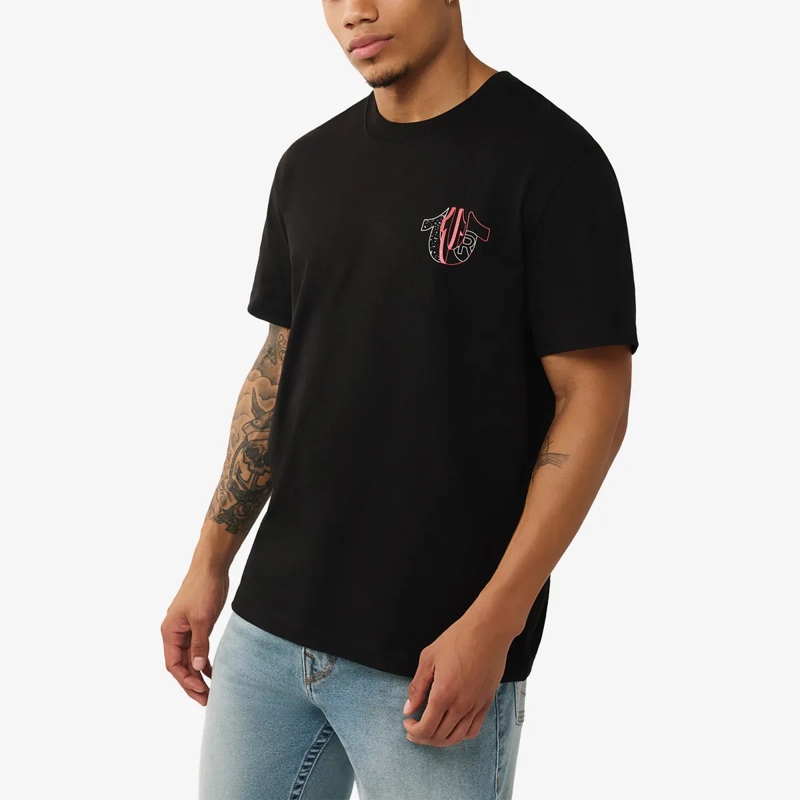 True Religion T-Shirt T-Shirt SPEC schwarz(Image 3)