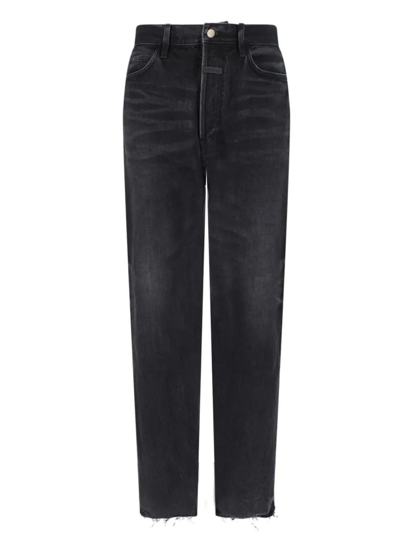 Thumbnail - FEAR OF GOD - Straight Jeans – Black - Größe 32 - schwarz
