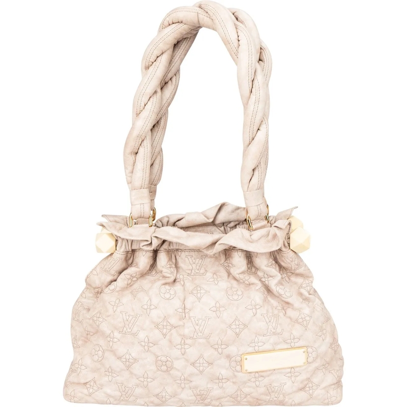 Louis Vuitton Schultertasche Louis Vuitton Leather Monogram Olympe Stratus Shou mehrfarbig