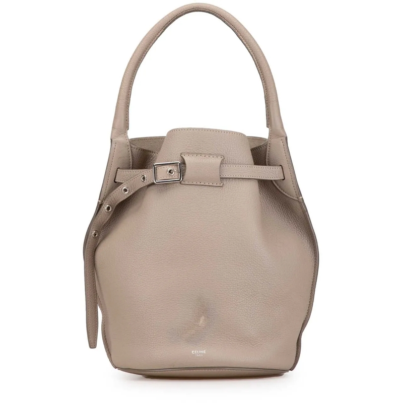 Celine Tote Leather Big Bag Bucket braun
