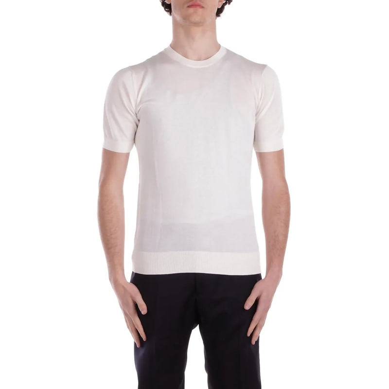 Tagliatore Sweat-shirt Sweaters Cream weiß