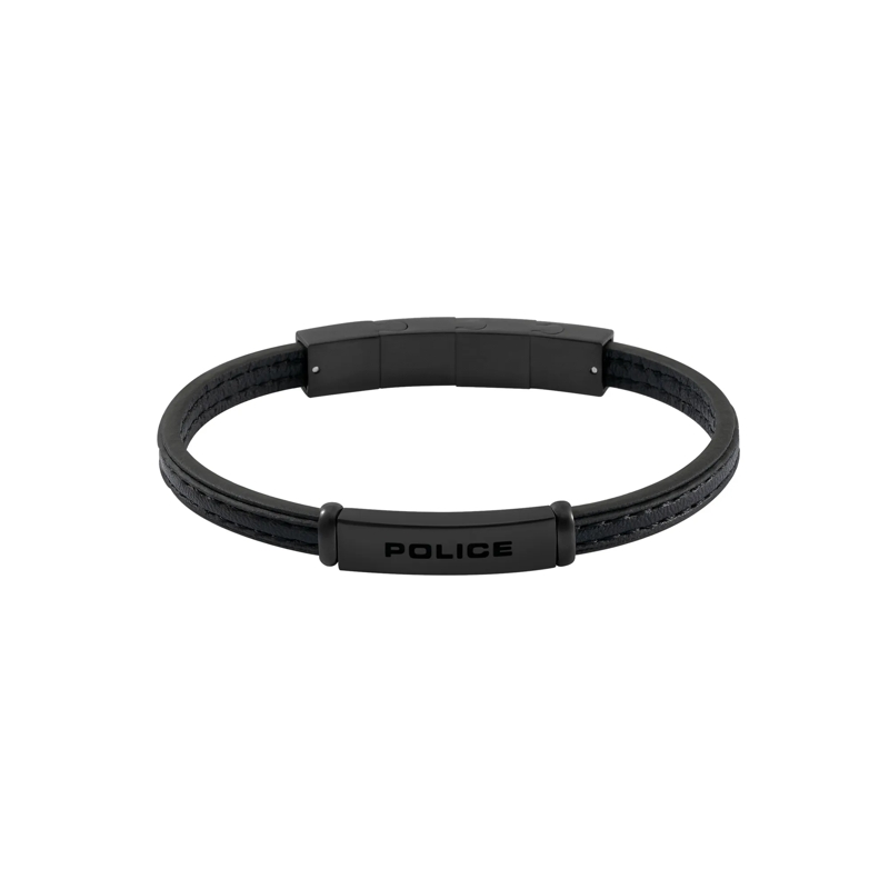 Police Armband Armband Recall- Herrenarmband- Farbe: schwarz- schwarz(Image 2)