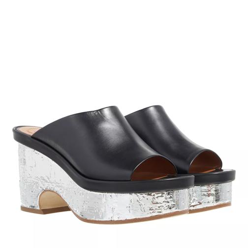 Chloé Oli Platform Mule Black Slip-ins
