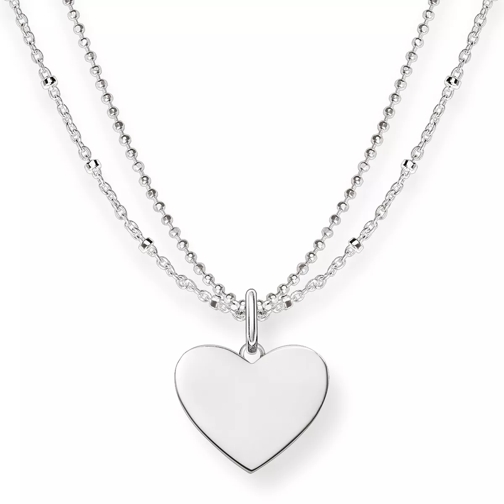 Thomas Sabo Necklace Heart Silver Medium Necklace