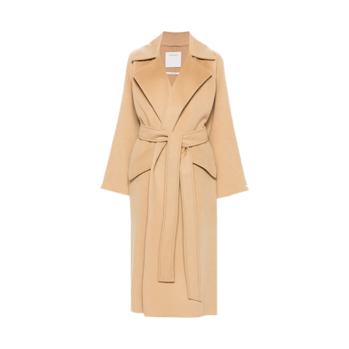 Sportmax Orense Mantel aus Kaschmir 010 BEIGE Overgangsjassen