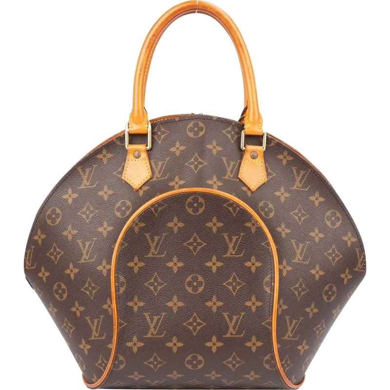 Louis Vuitton Schultertasche Louis Vuitton Canvas Monogram Ellipse MM Handbag braun