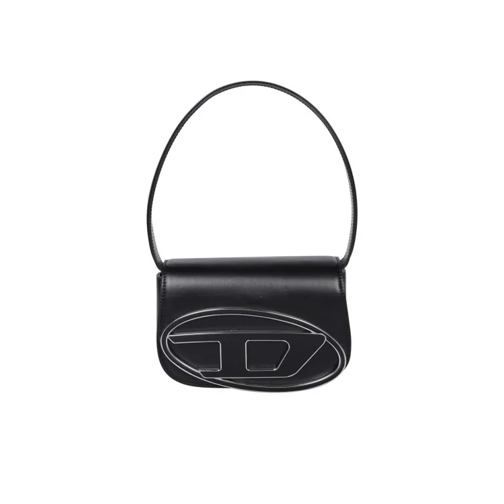 Diesel Black Leather Bag Black Sac à bandoulière