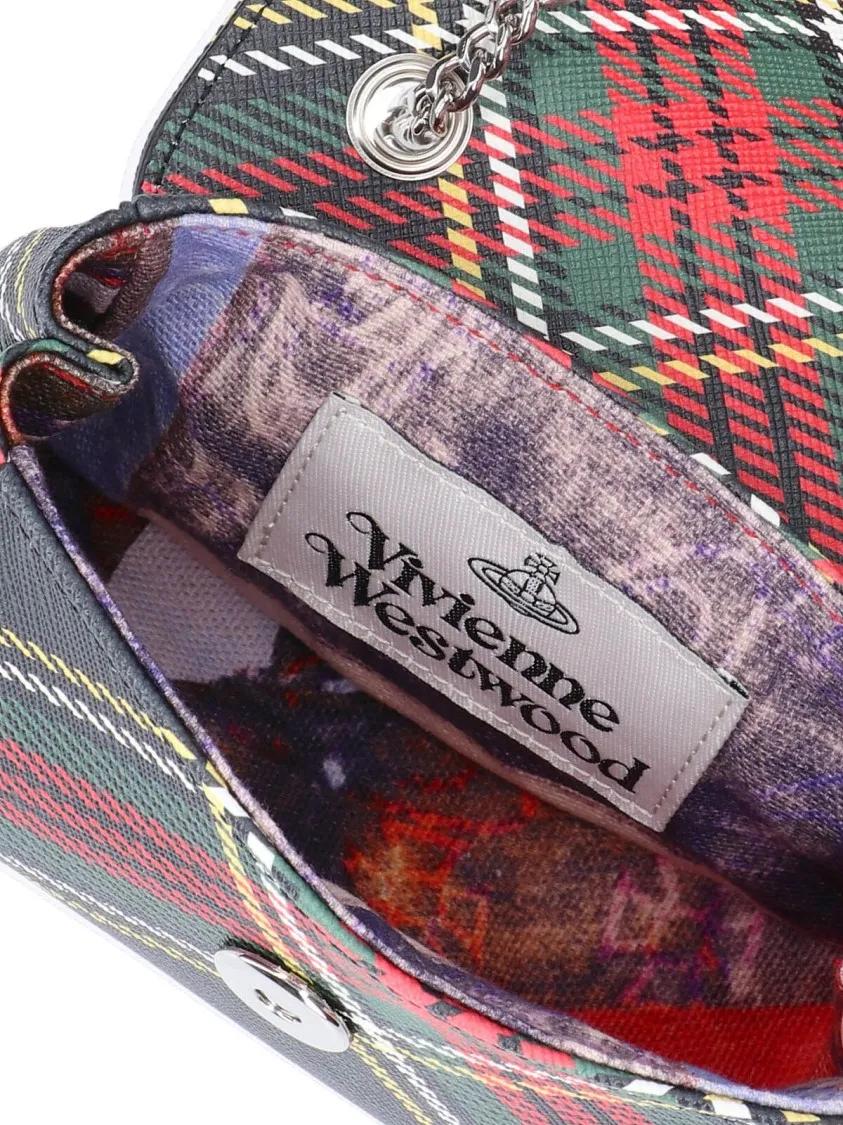 Vivienne Westwood Clutches "Small" Multicolor Tartan Bag in meerkleurig