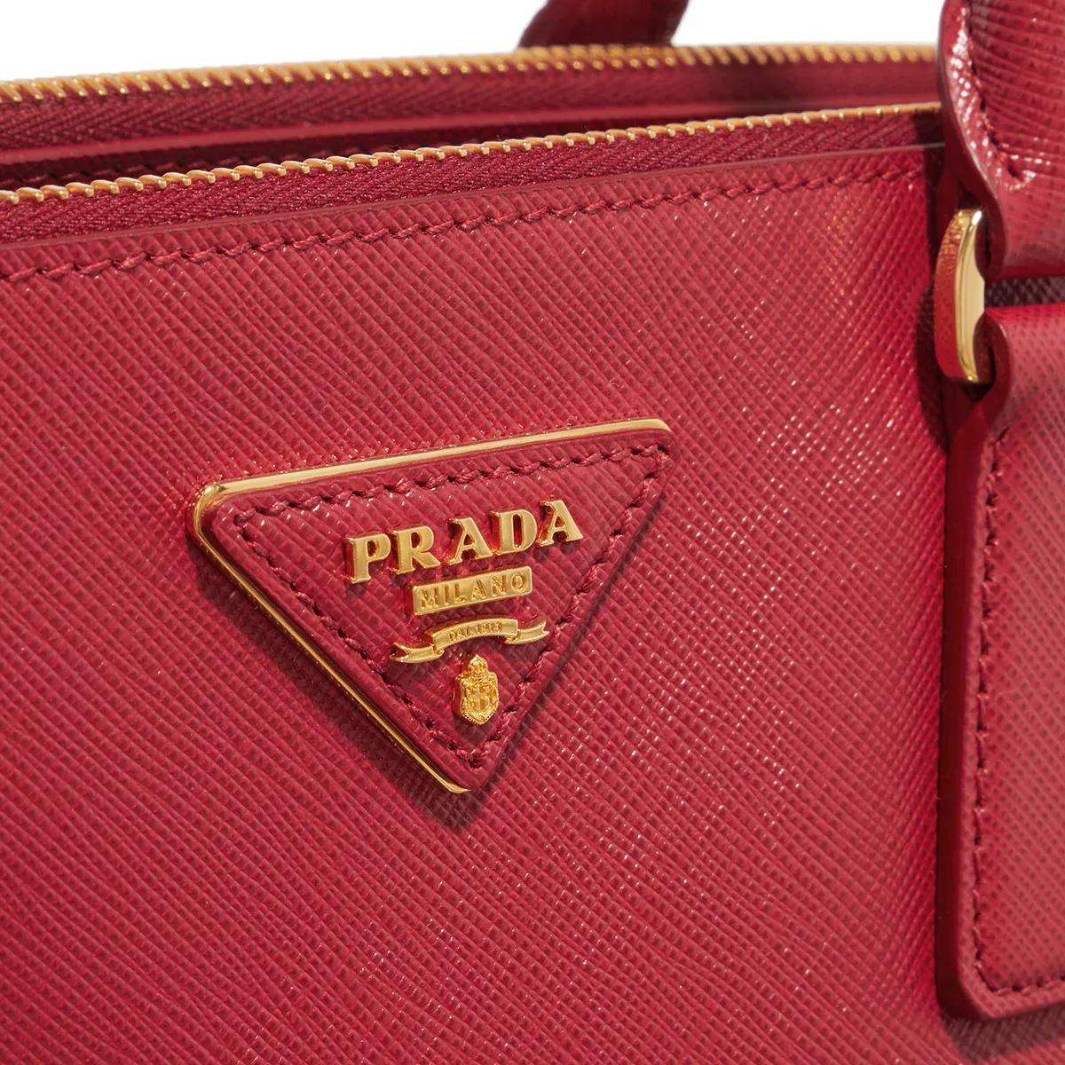 Prada Galleria Large Bag in Fiery Red Saffiano Leather ref.493789
