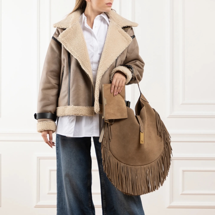 Polo Ralph Lauren Shoulder Bag Large Clay Hobo Bag