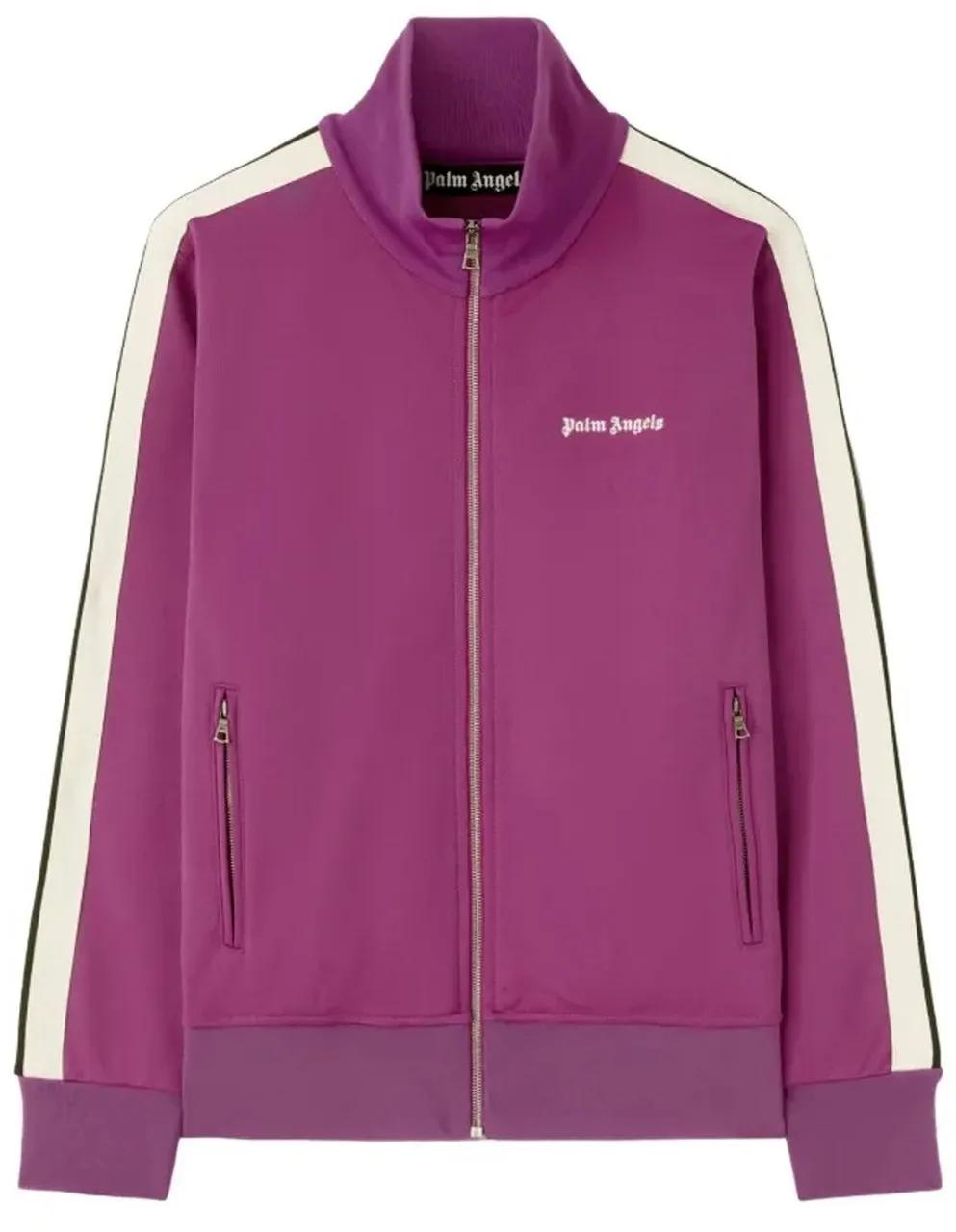 Thumbnail - Palm Angels - Palm Angels Logo Track Sweatshirt - Größe XL - rosa