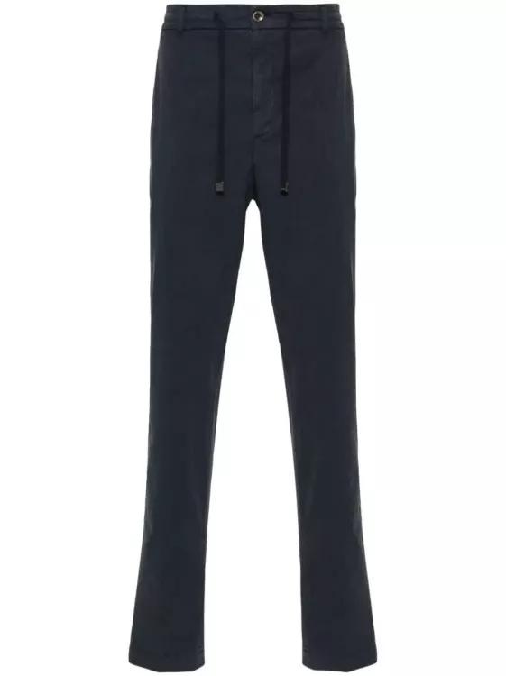 Peserico - Blue Straight-Leg Trousers - Größe 50 - blue