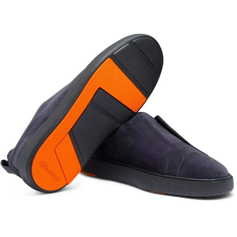 Santoni Low-Top-Sneaker Sneaker Donkerblauw blau(Image 5)