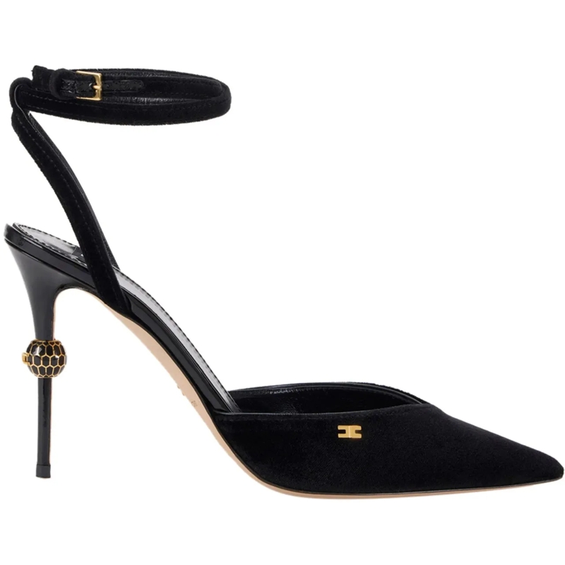 Elisabetta Franchi Sandales Sandals Black schwarz
