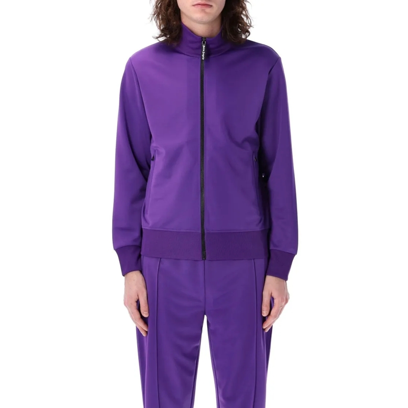 Palm Angels  Back Curved Logo Track Jacket Purple
