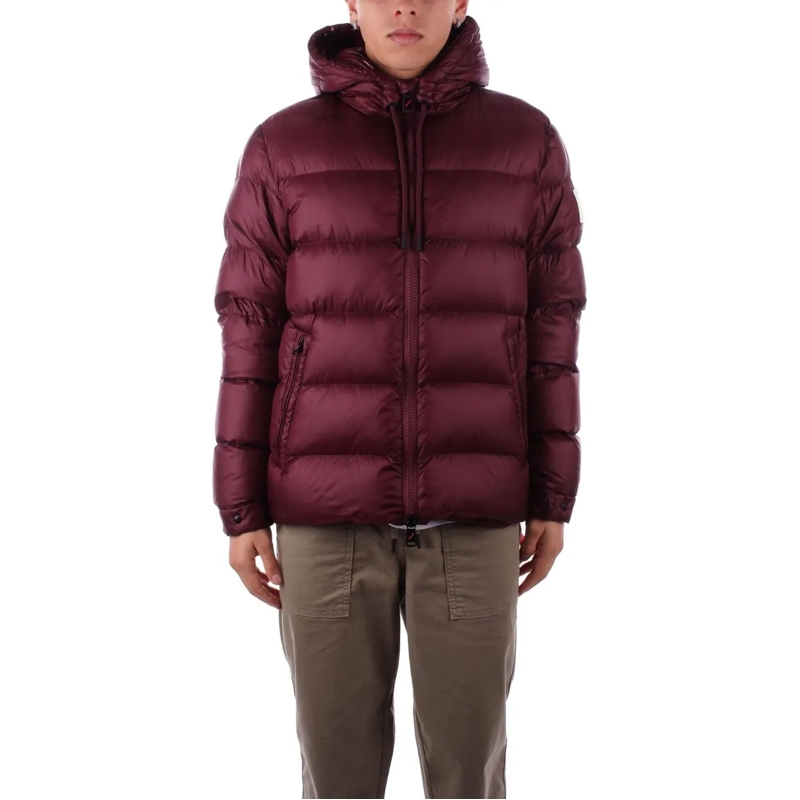 After Label Daunenjacke Coats Bordeaux rot