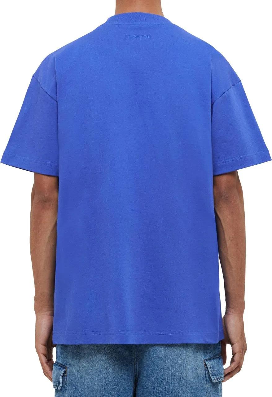 Thumbnail - Flâneur - Embossed Logo T-Shirt  Purple - Größe M - purple