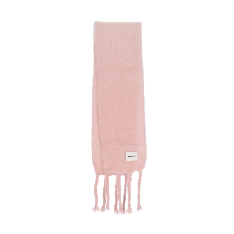 Jil Sander Écharpe légère Mohair-Blend Scarf – Pink Pink