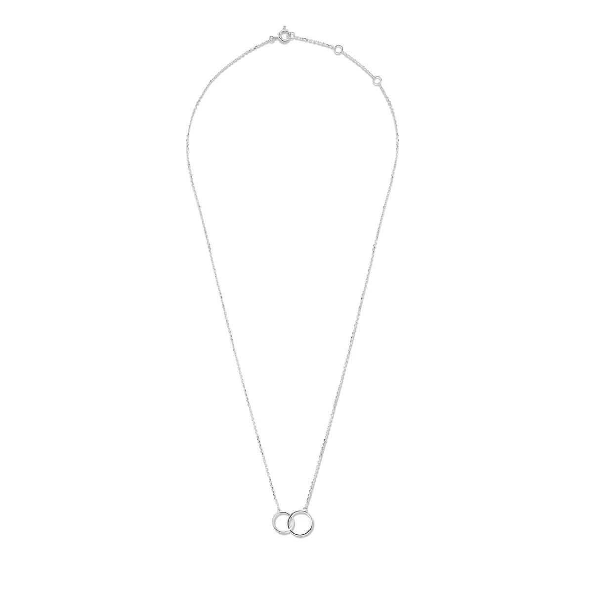 Thumbnail - Isabel Bernard Halskette - Saint Germain Loulou 14 Karat Necklace With Circle - Gr. unisize - in Silber - für Damen
