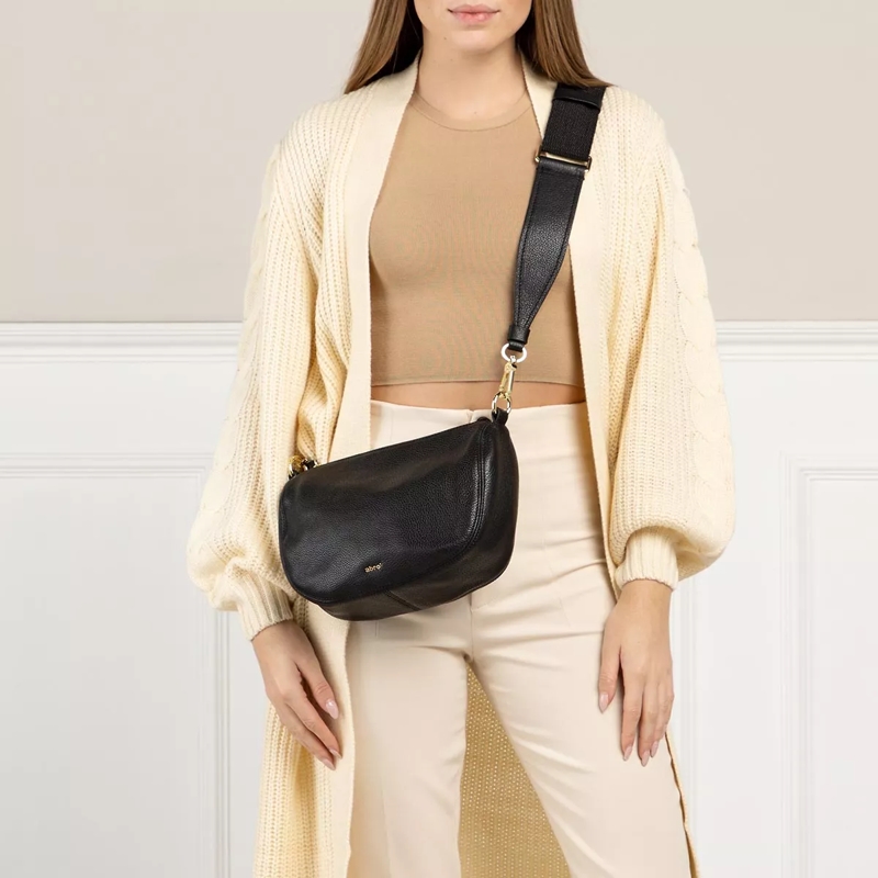 Abro Crossbody Bag Mina Crossbody Bag Black/Gold(Image 2)